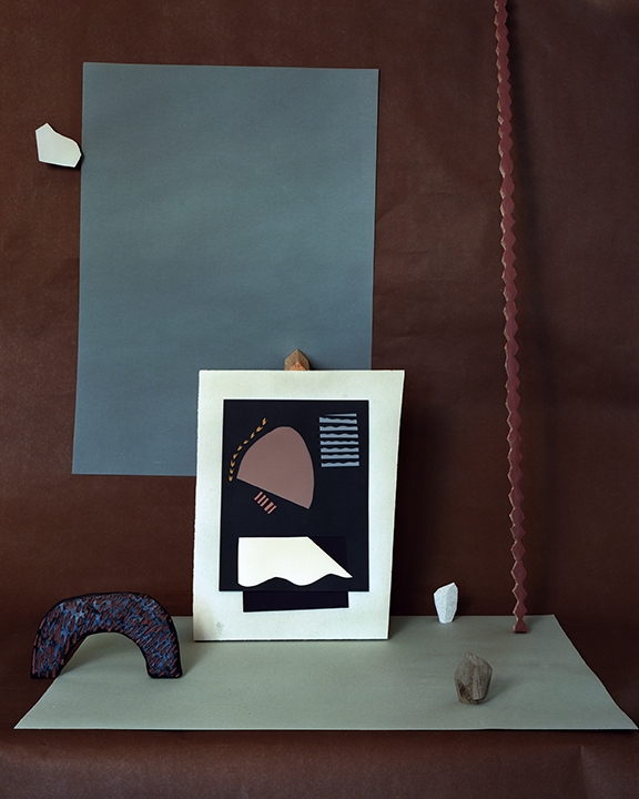 Brown Frown Clown Photography Indoors Chromogenic print