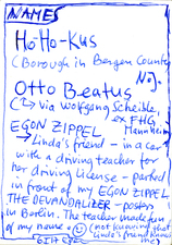 EGON ZIPPEL / Online Archive Names (real ones!) 
