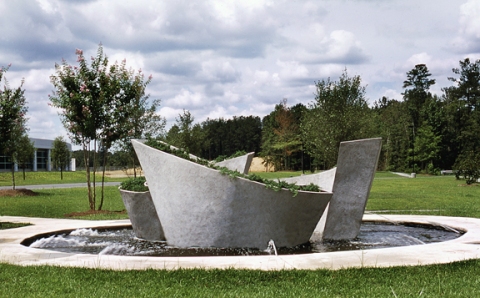 Elaine Lorenz Public Sculptures and Commissions Concrete, steel, earth, plants