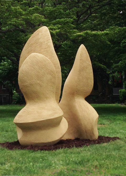 Elaine Lorenz Outdoor Sculpture Fiber reinforced cement