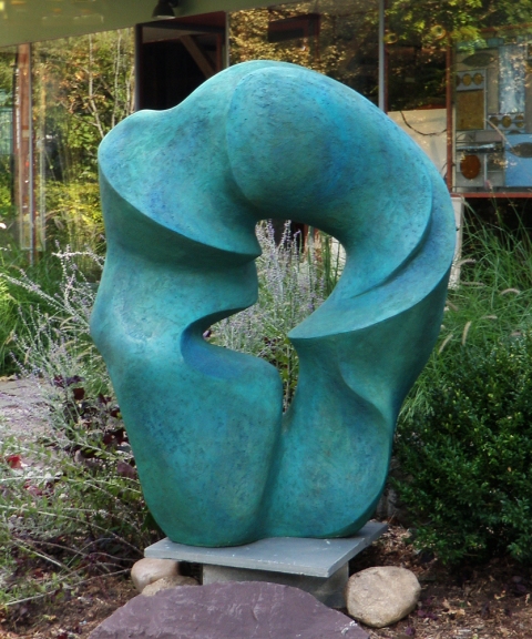 Elaine Lorenz Outdoor Sculpture Fiberglas and cement