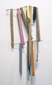 Elisa Lendvay Studio Selected Works 2011-2012 wood, wire, paper, gesso, acrylic paint