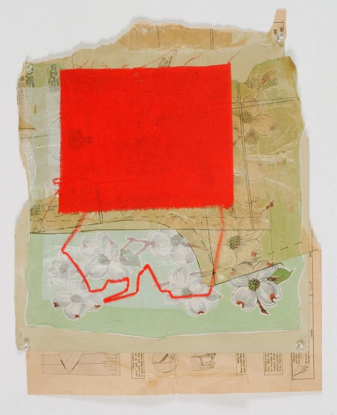 Coffeepot Simplicity mixed media collage