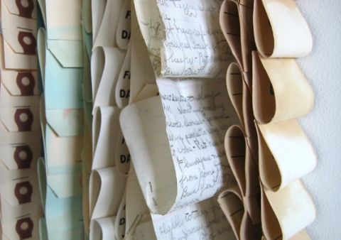 Loops-Diary(detail) Tagged shipping tags & diary pages