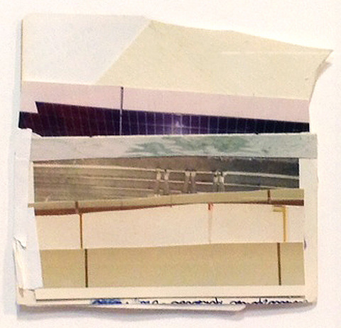 Three Shoes Installation Paper, photographs & tape