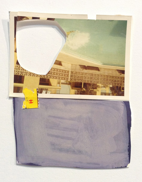 Number 34(Poolside) Dunluce Drive Photograph, ink & paper