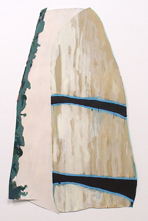 StormySeaThroughTrees Remnants acrylic, ink & gesso on paper
