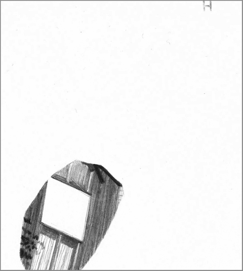 Vacation Motel(detail) Portals/Portholes graphite on paper