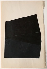 Elizabeth Harris COLLAGE Vintage paper on book page