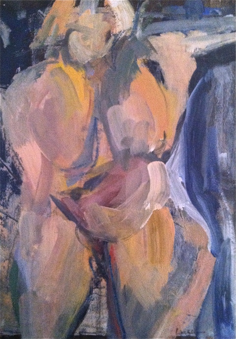 JOYCE MADE ME DO IT Figures & Portraits Oil / 15 x 11
