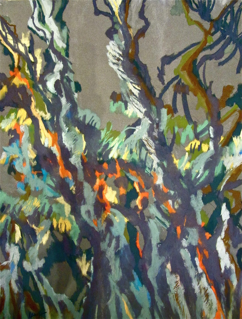 “I WILL FAVOR YOUR LAND WITH RAIN AT THE PROPER SEASON" Landscapes Pastel / 25 x 19