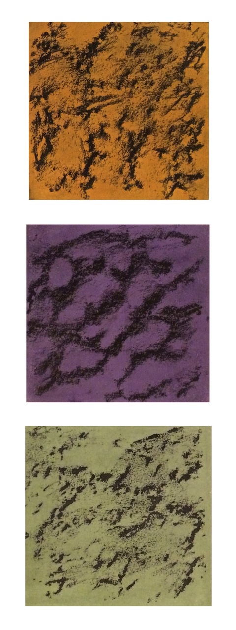 JERUSALEM STONE TRIPTYCH Jerusalem Stone Series Solar Plate Intaglio & Surface Roll / 38 x 12