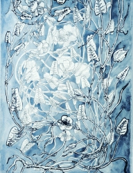 Ellen Kahn Botanical Works on Paper watercolor on paper