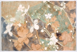 Ellen Kahn Botanical Paintings mixed media on canvas
