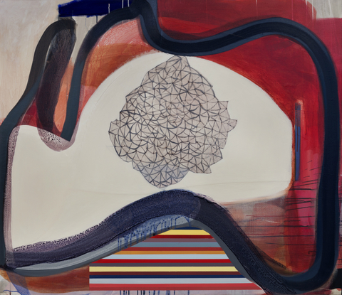 Hold That Thought Finding Form Oil and mixed media on linen
