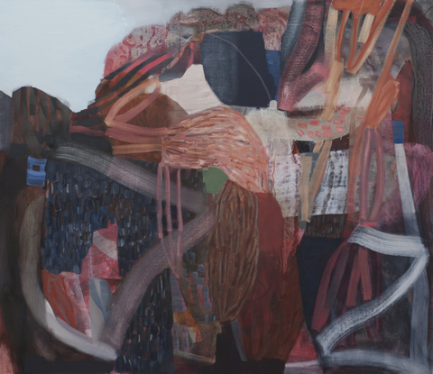 Up and Over Walk The Line Oil on linen