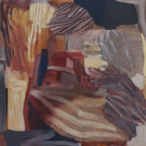 Above and Beyond II Walk The Line Oil on linen