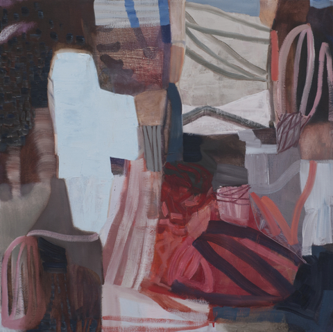 Tracks and Trails II Walk The Line Oil on linen