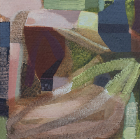 Pathways III Walk The Line Oil on linen