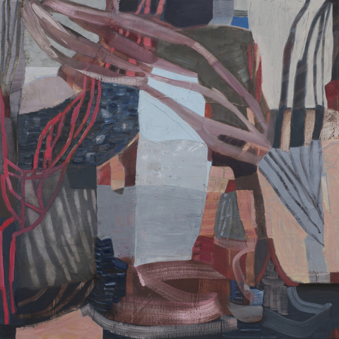 Tracks and Trails Walk The Line Oil on linen