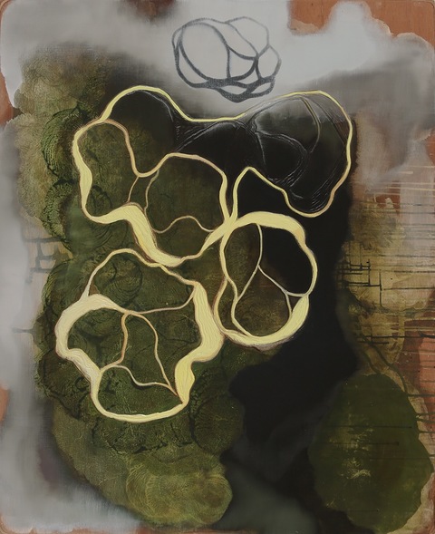 Intimate Immensity II Intimate Immensity Oil and acrylic on carved marine ply