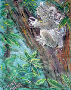 Fred Adell - Wildlife Artist Koala Acrylic