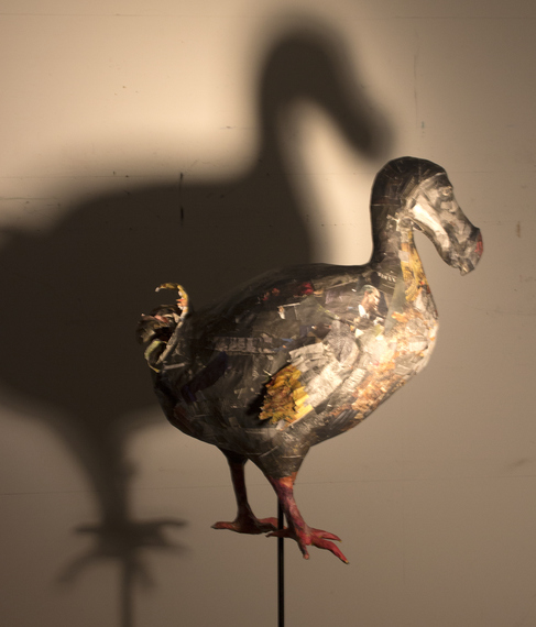 Gail C. Boyajian Extinct Bird Project paper mache