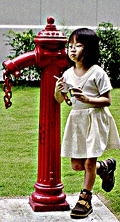 Contemplation - Singapore George Megrue Color photograph