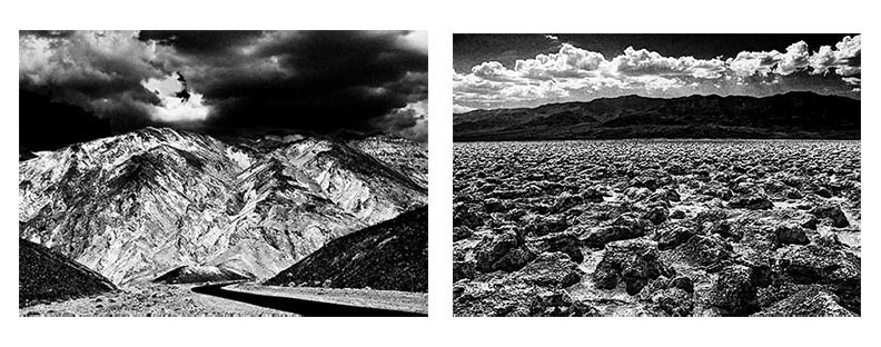 Death Valley Days George Megrue Black & White photograph (diptych)