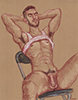  - "Erotic Life Drawings/Misc. Erotic Work" - <i>Warning: Adult Content, please be 18 to view</i> Colored Pencil on Toned Paper