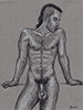  - "Erotic Life Drawings/Misc. Erotic Work" - <i>Warning: Adult Content, please be 18 to view</i> Pencil on Toned Paper