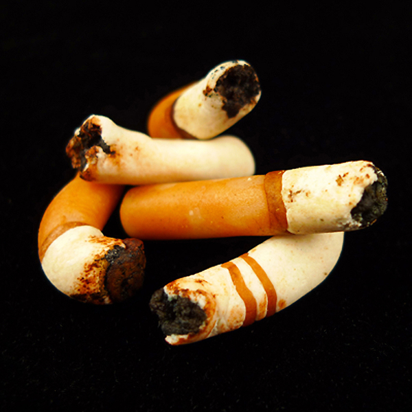 Candy cigarette butts (Marzipan) GRETCHEN GRACE Butts