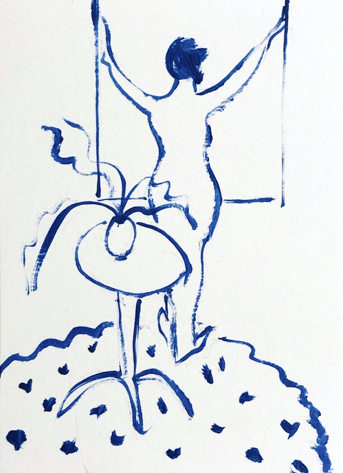 What's Out There To See? Summer 2020. HARRIET BELLOWS - PAINTER shop acrylic on paper