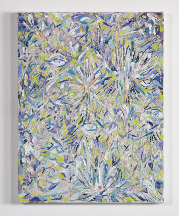Succulent Wall Plants Bodies Stars, Luis De Jesus, 5/2016 Oil on Linen