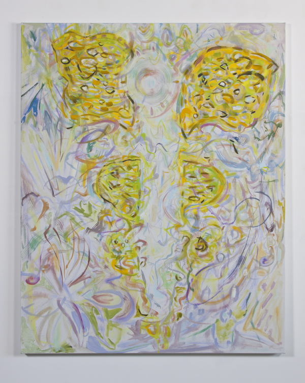 For the Butterfly People Plants Bodies Stars, Luis De Jesus, 5/2016 Oil on Linen