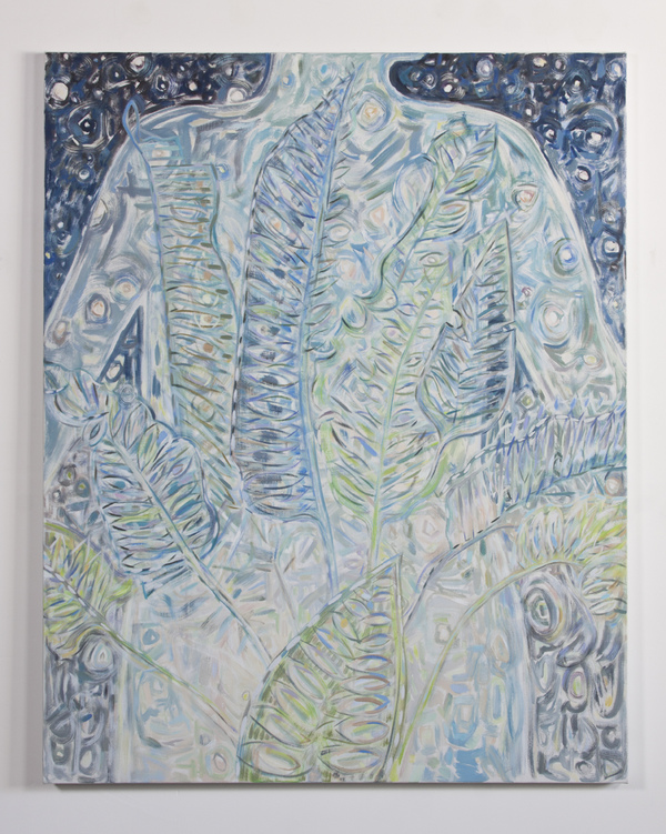 Long before me Plants Bodies Stars, Luis De Jesus, 5/2016 Oil on Linen