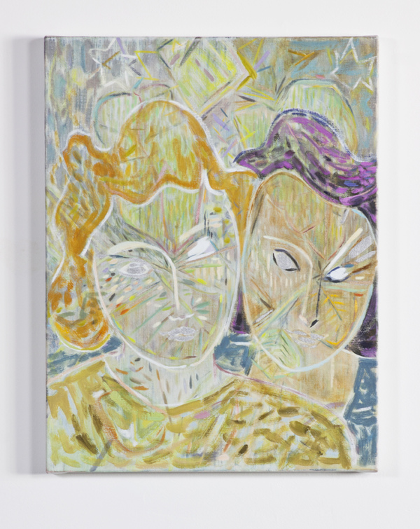 Sisters, Sibs Plants Bodies Stars, Luis De Jesus, 5/2016 Oil on linen