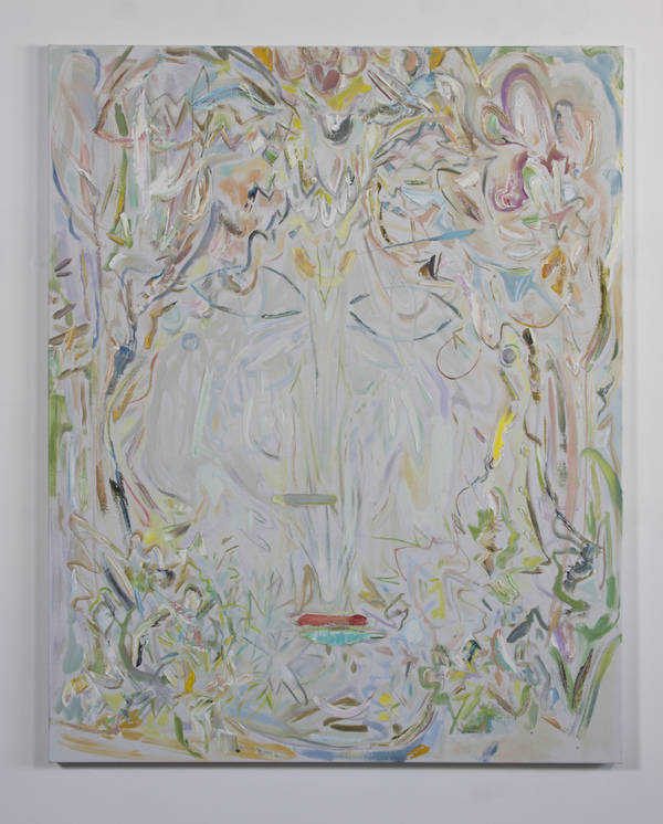 Never Alone / Crowface Plants Bodies Stars, Luis De Jesus, 5/2016 Oil on linen