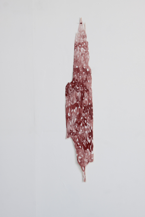 The Scar 1 The Ambassadors, Carl & Sloan Contemporary, 5/2016 Oil and Spray-paint on Canvas and Tacks