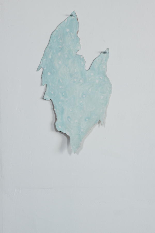 Crack 2 The Ambassadors, Carl & Sloan Contemporary, 5/2016 Oil and Spray-paint on Canvas and Tacks