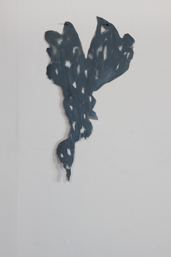 Small Butterfly The Ambassadors, Carl & Sloan Contemporary, 5/2016 Oil and Spray-paint on Canvas and Tacks
