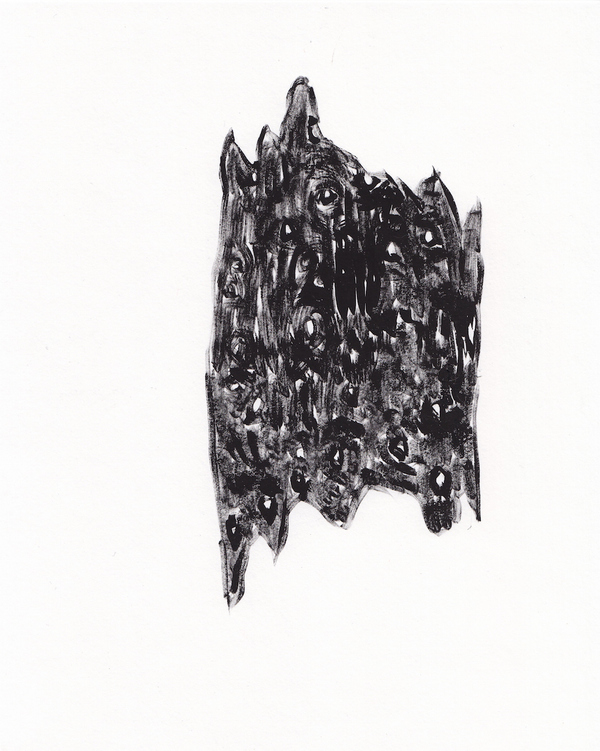 "Blanket" from zine, "The Ambassadors" The Ambassadors, Carl & Sloan Contemporary, 5/2016 Gouache on paper