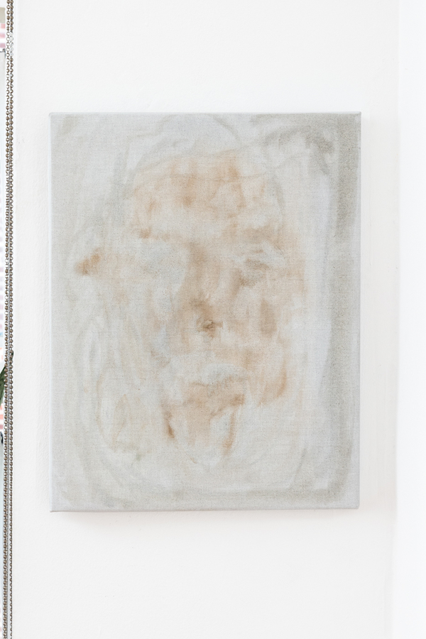 Tongue (install photo) The Space Born, Egyptian Art & Antiques, 6/2016 Oil on linen