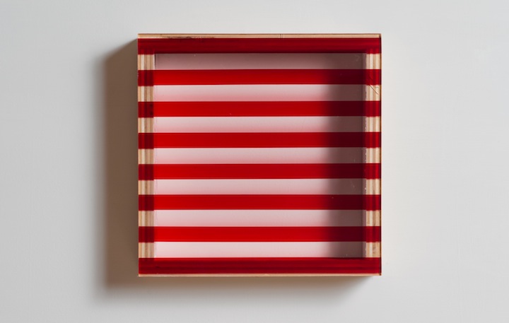 Louver (2012) HEATHER HUTCHISON WORKS 2010-2014 Plexiglas, birch, enamel, rubylith