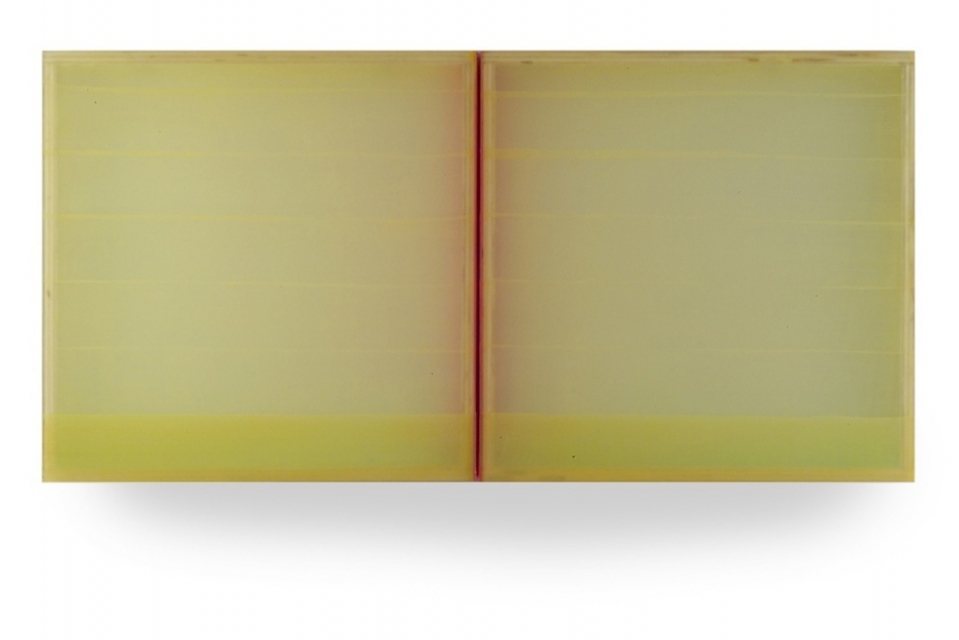 Daughter Of Earth And Water (2005) HEATHER HUTCHISON WORKS 2010-2014 Plexiglass, birch, enamel, beeswax, pigment (Cantor Fitzgerald Collection)