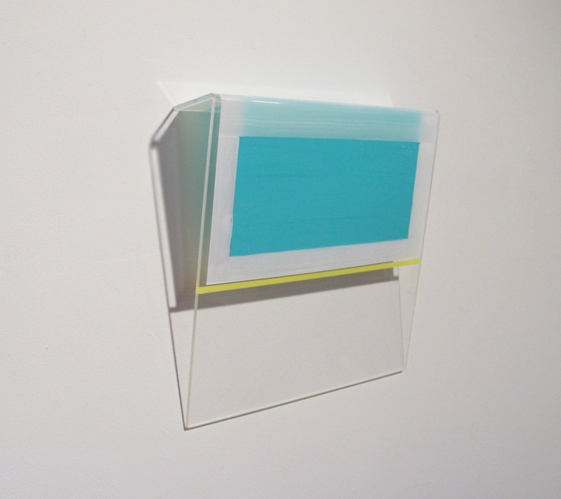 Wedge II (2011) HEATHER HUTCHISON WORKS 2010-2014 Enamel on Acrylic Sheet