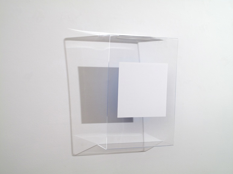 More Like the Sky on a Cloudy Day (2014) HEATHER HUTCHISON WORKS 2010-2014 Plexiglas, Form-X film, enamel.