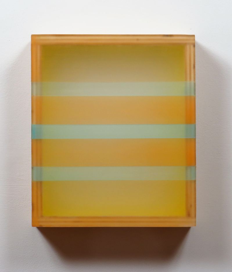 Endlessly Renewed (2016) HEATHER HUTCHISON WORKS 2015-2019 Plexiglas, birch, beeswax, pigment, tape