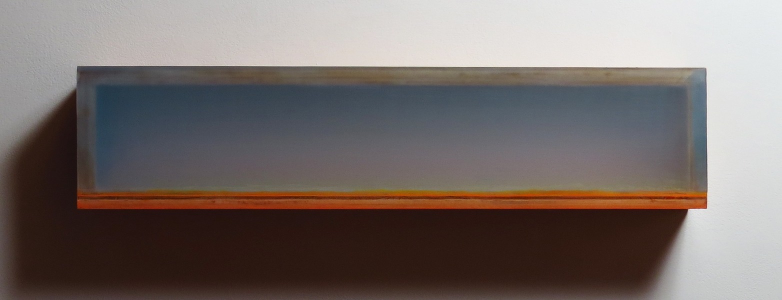 Tomorrow Isn't Promised (2016) HEATHER HUTCHISON WORKS 2015-2019 Plexiglas, birch, beeswax, pigment, Flashe,tape