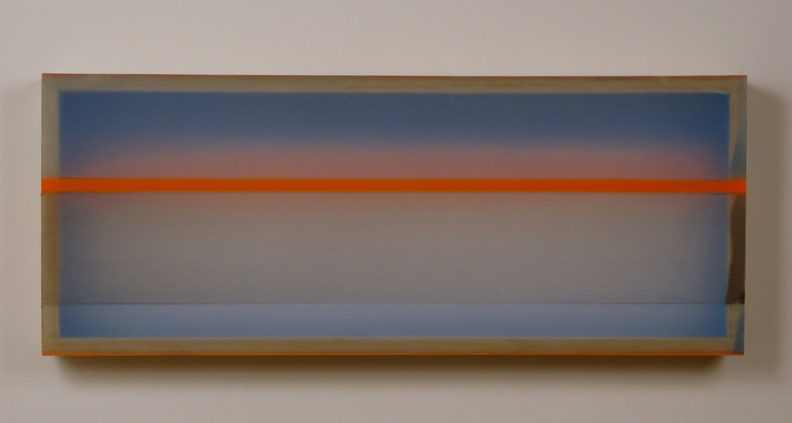 Under the Same Sky (2017) HEATHER HUTCHISON WORKS 2015-2019 Plexiglas, birch, beeswax, pigment, graphite, flashe, tape
